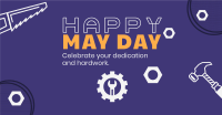 May Day Message Facebook Ad Design