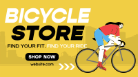Modern Bicycle Store Animation Image Preview