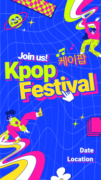 Trendy K-pop Festival YouTube short Image Preview