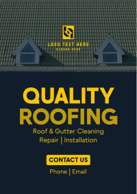 Trusted Quality Roofing Flyer Design