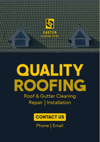 Trusted Quality Roofing Flyer Image Preview