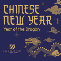 Year of the Dragon  Instagram Post Design