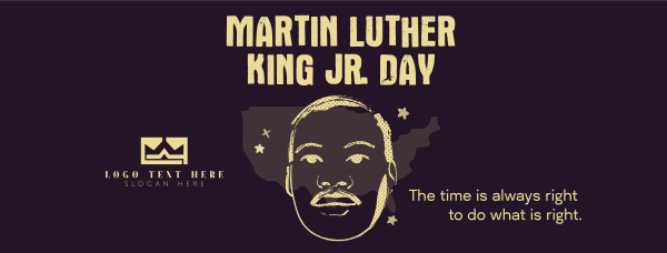 Martin Luther Tribute Facebook Cover Design
