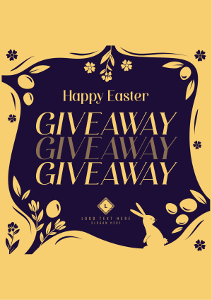 Blessed Easter Giveaway Flyer Image Preview