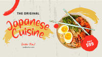 Original Japanese Cuisine Facebook event cover Image Preview