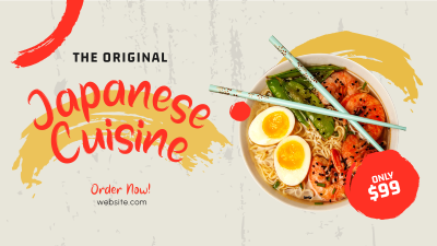 Original Japanese Cuisine Facebook event cover Image Preview