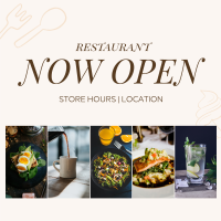 Restaurant Open Instagram post Image Preview