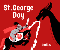 St. George Festival Facebook Post Design