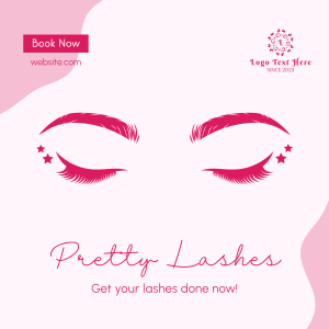 Pretty Lashes Instagram post Image Preview