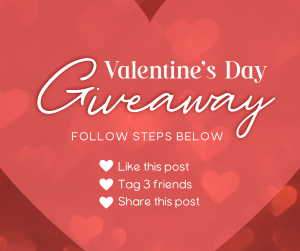 Valentine's Giveaway Facebook post Image Preview