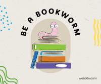 Be a Bookworm Facebook post Image Preview