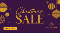 Ornamental Christmas Sale Animation Design