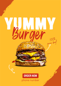 Burger Hunter Poster Design
