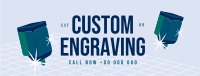 Custom Engraving Facebook cover Image Preview