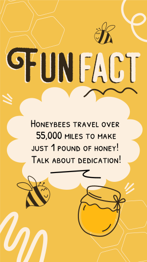 Honey Bees Fact Instagram story Image Preview