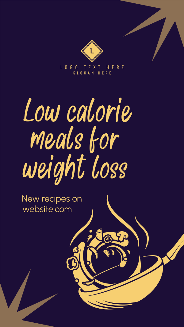 Healthy Diet Meals  Instagram Story Design Image Preview
