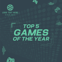 Top games of the year Instagram post Image Preview