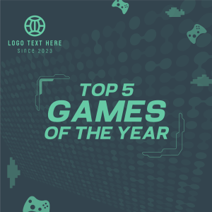 Top games of the year Instagram post Image Preview