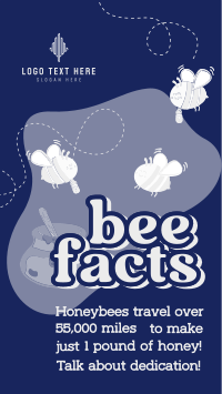 Honey Bee Facts Facebook Story Design