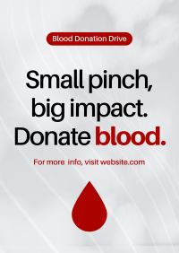 Blood Donation Drive Poster Image Preview