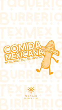 Mexican Comida Facebook Story Design