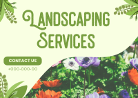 Landscaping Offer Postcard Image Preview