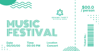 Music Festival Facebook Ad Design