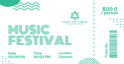 Music Festival Facebook ad Image Preview