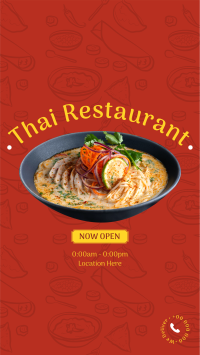 Thai Resto Facebook Story Design