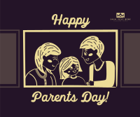 Family Day Frame Facebook Post Design
