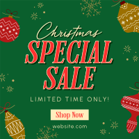 Christmas Holiday Shopping Sale Instagram Post Design