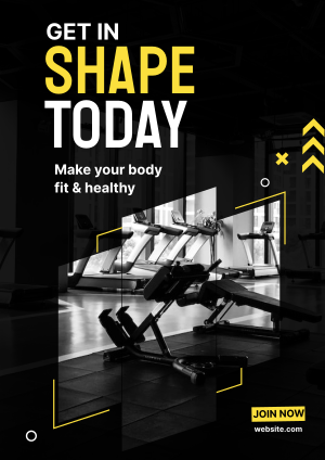 Getting in Shape Flyer Image Preview