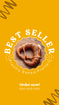 Tasty Pretzel Video Image Preview