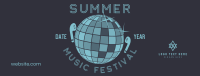 Summer Disco Music Facebook Cover Design
