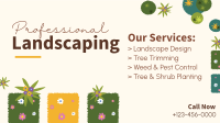 Professional Landscaping Facebook event cover Image Preview