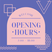 New Opening Hours Instagram post Image Preview
