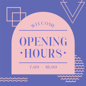 New Opening Hours Instagram post Image Preview