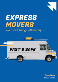 Express Movers Flyer Image Preview