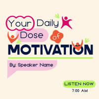 Daily Motivational Podcast Instagram post Image Preview