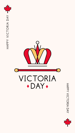 Victoria Day Crown Instagram story Image Preview