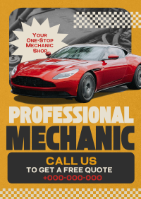 Modern Professional Mechanic Flyer Image Preview