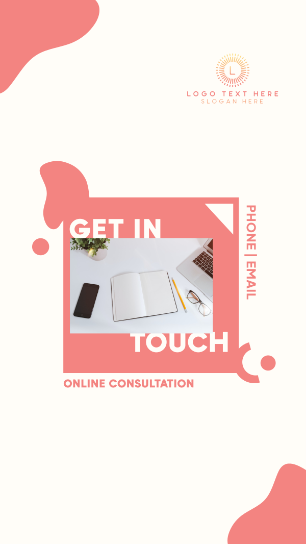 Business Online Consultation Instagram Story Design Image Preview