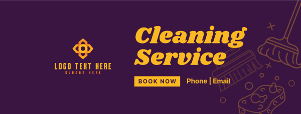 Professional Cleaning Service Facebook Cover Design Image Preview