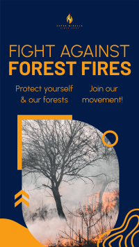 Fight Against Forest Fires Facebook Story Image Preview