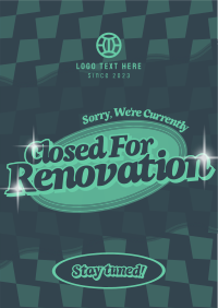 Romantic Closed Renovation Flyer Design