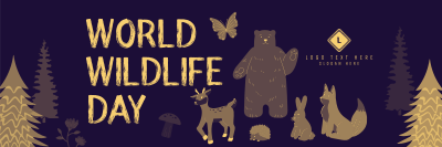 Forest Animals Wildlife Twitter header (cover) Image Preview