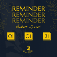 Reminder Product Launch Instagram post Image Preview