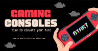 Gaming Consoles Sale Facebook Ad Design