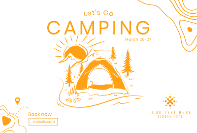 Campsite Sketch Pinterest board cover Image Preview