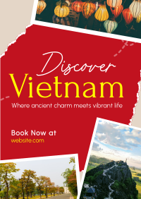 Vietnam Travel Tour Scrapbook Poster Image Preview